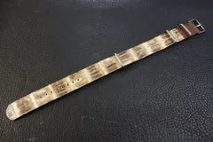 ◆クロコダイルNATO G10Strap◆北米産本クロコダイル ヒマラヤ カスタムオーダー(ラグ幅/バックルカラー) 受注生産(納期10日前後) ワニ革 腕時計ベルト