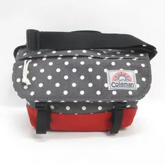 D■コールマン/COLEMAN ドット柄 ショルダーバッグ BAG■灰/98【中古】■
