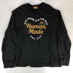 ヒューマンメイド HUMANMADE 長袖Tシャツ ブラック XL HUMAN MADE(ヒューマンメイド) ハートロゴプリント ロングT