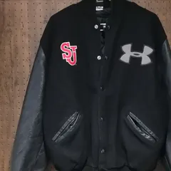 アンダーアーマー　スタジアムジャケット 　「SJ」刺繍　ロゴワッペン　メンズＬ
