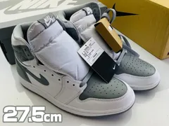 NIKE AIR JORDAN 1 RETRO HIGH OG ナイキ エア ジョーダン 1 レトロ ハイ OG STEALTH/WHITE メンズ ホワイト グレー ステルス 27.5cm