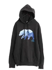 【お得なクーポン配布中!】 ノースフェイス グラフィック ベア プリント スウェット フード パーカー メンズ М / The North Face プルオーバー 裏起毛 アウトドア 黒