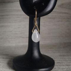 わたあめ水滴ピアス 【D010】