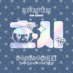 💎 SEVENTEEN セブンティーン セブチ ホシ CARAT棒 ペンライト ステッカー シール ペンライトステッカー ホログラムステッカー