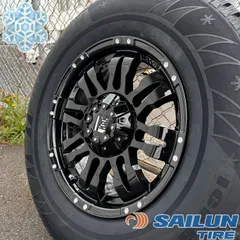 極上人気SUVスタッドレスタイヤ　ホイールセット　265/70R17　4本　FJオールラウンドカスタムFJ