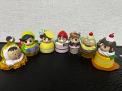 隠し機能付属 クレヨンしんちゃん デザート フィギュア 7 種 フルセット