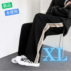 韓国 サイドライン パンツ ジャージ メンズ ストリート スケーター