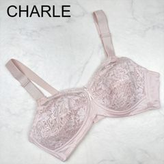 【新品未使用】CHARLE　シャルレ　ブラジャー　B70　ペールピンク　ランジェリー　下着　プレゼント　ギフト　レース　刺繍