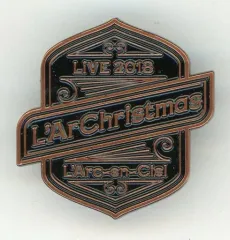 【中古】バッジ・ピンズ(男性) L’Arc～en～Ciel ピンズ(ブラック×ブラウン) 「LIVE 2018 L’ArChristmas」 ガチャ景品