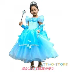 子供服 衣装 コスプレ ドレス シンデレラ風 ドレス 誕生日 プレゼント パーティー お姫様 ハロウィン クリスマス ギフト 4点セット DR06WAJ01