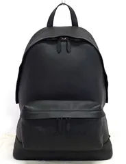 D2000◆極美品【バレンシアガ BALENCIAGA】バックパック パンチングロゴ 392007◆オールレザー ブラック 黒 リュックサック メンズのサムネイル