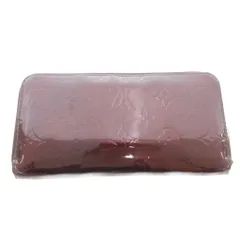 ルイヴィトン LOUIS VUITTON モノグラム ヴェルニ ジッピーウォレット アマラント 長財布 ダークブラウン M93522 /AE