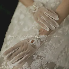 グローブ ウェディンググローブ ウェディング ホワイト オフホワイト 白 パール 透け感 レース  ラインストーンブライダルグローブ 結婚式 花嫁 ショート プリンセス パーティー チュール フェミニン ショート 手袋 前撮り ガーリー メッシュ 二次会