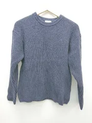 ◇ BEAUTY&YOUTH UNITED ARROWS コットン混 シンプル 長袖 リブニット セーター ネイビー レディース P  【1307250026156】