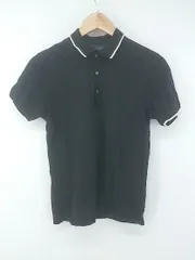 ◇ URBAN RESEARCH シンプル カジュアル 鹿の子 半袖 ポロシャツ サイズM ブラック マルチ レディース P  【1307040003381】