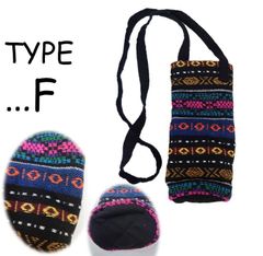モン族柄　ペットボトルホルダーF☆Made in Thailand
