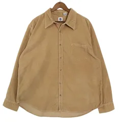 旧タグ GAP 細畝 長袖コーデュロイシャツ 大きいサイズ古着 メンズUS-2XLサイズ ベージュ系 sc-0703