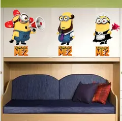 Minionsミニオン　ティム　フィル　カール　 ウォールステッカー