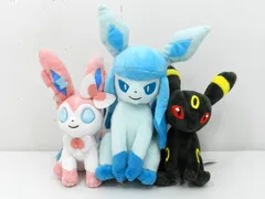 ブラッキー ニンフィア グレイシア ぬいぐるみ3点セット ポケモンセンター ポケモンfit 中古品(050)