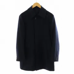 Loro Piana生地　ロングコート　ステンカラー　カシミヤ100%　ブラック 送料無料】【DUNFORD】【Loro Piana／ロロ