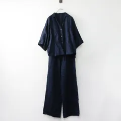 【未使用】北欧暮らしの道具店 ワンピース パンツ セットアップ リラックスウェア 心ゆるめるひと時に」リネンのリラックスウェア（ワンピース