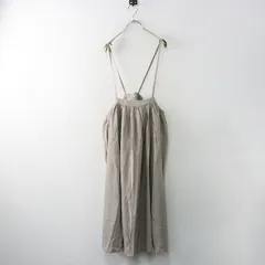 未使用 サマンサモスモス ブルー Samansa Mos2 blue タックギャザーワンピース F｜ベージュ ノースリーブ 【2400014619614】