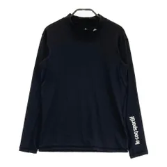 サイズ：M LE COQ GOLF ルコックゴルフ  ハイネック長袖インナーTシャツ  ブラック系 [240101366012]# ゴルフウェア メンズ ストスト