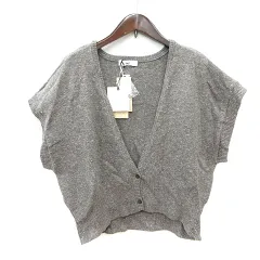 スタディオクリップ Studio Clip days カーディガン ニット 半袖 F グレージュ /MN