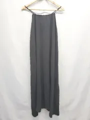 ◇ ⊂ select MOCA セレクト モカ ロング丈 キャミソール ワンピース サイズS ブラック レディース E  【1506180014213】