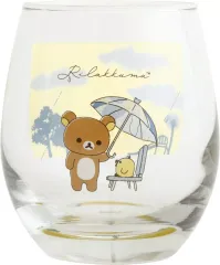 【中古】グラス リラックマ＆キイロイトリ 雨のち晴れのリラックマテーマ 空模様グラス 「リラックマ」