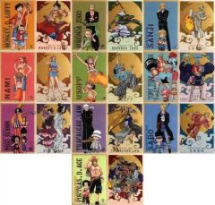 [중고] 클리어 파일 전 10 종 세트 A4 클리어 파일 세트 (2 장 세트) ONE PIECE DAY 컬렉션 [이치 반 쿠지 원피스 FULL FORCE] I상