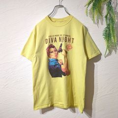 ロージザリベッター 両面プリント Tシャツ 黄色 アメリカンアイコン