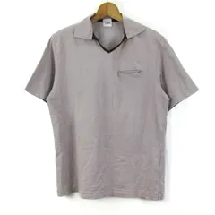 タケオキクチ ポロシャツ トップス半袖スキッパーカラー日本製 メンズ 3サイズ ピンクベージュ TAKEO KIKUCHI 【中古】