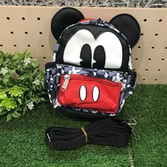 【新品未使用・1点限り】ディズニー ミッキーマウス リュック＆ショルダー ミニ （耳つき ジュニア キッズ 子供 グッズ レディース Disney ディズニー マチ有り プレゼント 贈り物 ）