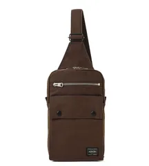 【SMOKY】SLING SHOULDER BAG ブラウン 巾着付き ボディーバッグ バッグ メンズ レディース ショルダーバッグ PORTER