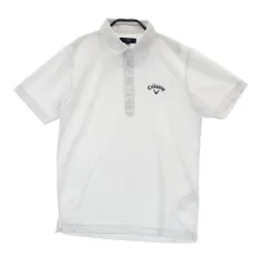 サイズ：M CALLAWAY キャロウェイ  半袖ポロシャツ 総柄 ホワイト系 [240101387742]# ゴルフウェア メンズ ストスト