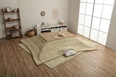 【新品・2営業日で発送】イケヒコ こたつ 布団 長方形 ラピアス ミルキーベージュ 約190×240cm 無地 やわらか ふかふか フェミニン #6842619のサムネイル