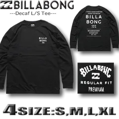 ビラボン ロンT メンズ サーフブランド BILLABONG 長袖 Tシャツ ロングスリーブ バックプリント S,M,L,XLサイズ BE012-050-BLK