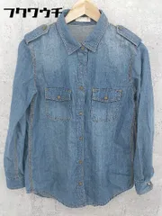 ◇ LE SOUK ルスーク 長袖 シャツ ブラウス サイズ36 ブルー系 レディース 【中古】 【1101250013426】