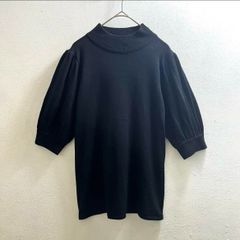 SEVEN TEN セブンテン ボリュームスリーブ ニット ネイビー M - メルカリ