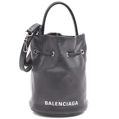 ✨極美品✨バレンシアガ　バケットバッグXS 　2wayハンド　オールレザー　黒 バレンシアガルカゴールXS バゲットバッグ ブラック シルバー