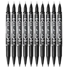 【数量限定】10本 黒 極細 マッキー B-MO-120-MC-BK 油性ペン ゼブラ(ZEBRA)