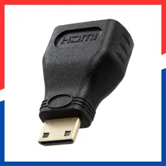 【特価商品】アダプタ hdmi 変換 to mini hdmi プレミアム HDMI 4K2K(60Hz) 【Premium HDMI(R) エレコム Cable規格認証済み】 18Gbps ECAD-HDAC3BK