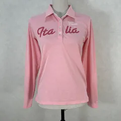 Kappa カッパ ロゴ刺繍 ポロシャツ Lサイズ 長袖 コットンストレッチ ゴルフウェア