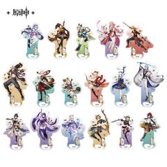 原神・公式　アクリルスタンド（稲妻城）八重神子　神里綾人　久岐忍　鹿野院平蔵　キララ　千織　夢見月瑞希