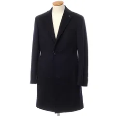 【中古】タリアトーレ TAGLIATORE ウール チェスターフィールドコート ネイビー【サイズ46】【メンズ】のサムネイル