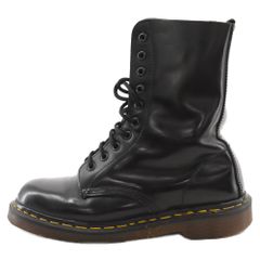 Dr.Martens (ドクターマーチン) 10ホール レザー ロング ブーツ ブラック