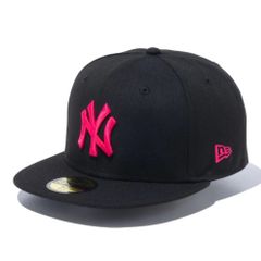 ニューエラ 59FIFTY ニューヨーク・ヤンキース ブラック ストロベリー 1個 New Era 5950 NEYYAN BLK STR 25J 1pc