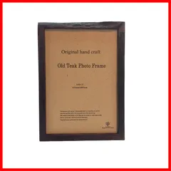 【特価セール】額縁 額 フレーム 写真立て 壁掛け用 木製 ブラックブラウン メニューボード 古木 アンティーク風 フォトフレーム 賞状 BK 木枠 A4 ※穴や凸凹ありの古材使用 H お任せの発送