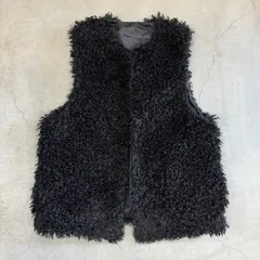 00's vintage   レディース　ブラック　ファーベスト　アーカイブ グランジ y2k パンク